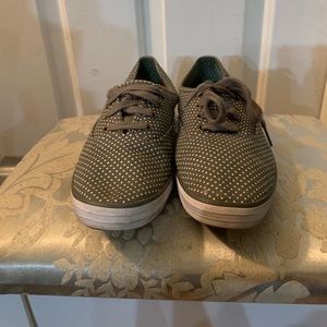 Gray keds shoes